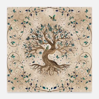 Træ Livets træ - Yggdrasil - Poster