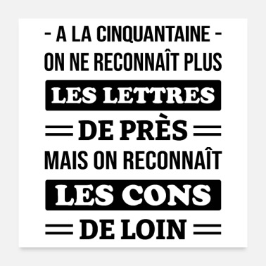 Loin RECONNAÎTRE LES CONS DE LOIN - Poster