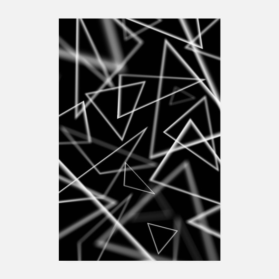 Digitale Grafik  Abstraktes geometrisches Muster 60x90cm Poster