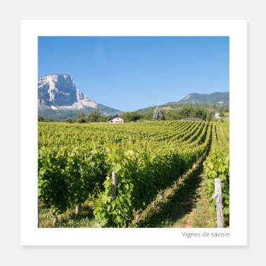 Paysage Vignes de Savoie - Poster