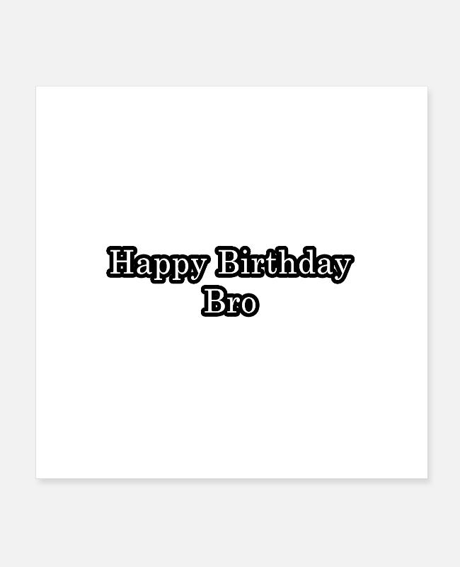 Joyeux Anniversaire Mon Frere Posters Spreadshirt