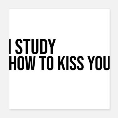 Studies j studies how to kiss - Poster
