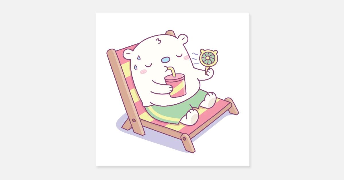 Mignon Bebe Ours Polaire Sur La Chaise De Plage Posters Spreadshirt Mignon Bebe Ours Polaire Sur La Chaise De Plage Posters Spreadshirt