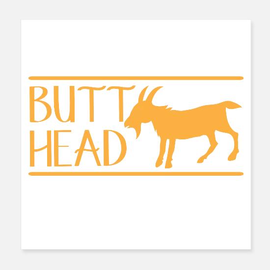 Fesses Avec Droles De Chevres Posters Spreadshirt