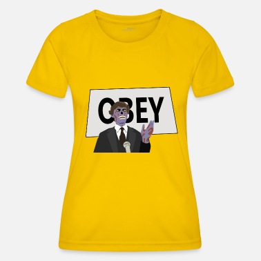 Obey Obey - Funksjons-T-skjorte for kvinner