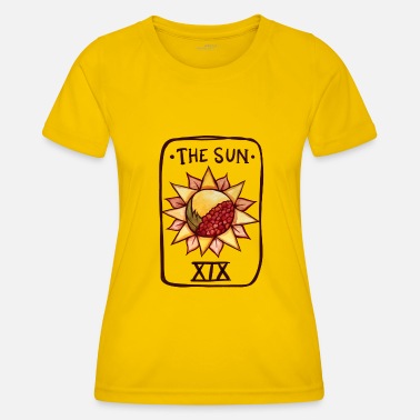 Tarot The Sun Tarot Card - Women’s Functional T-Shirt