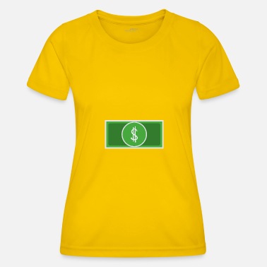 Billet Dollar Billets en dollars Argent - T-shirt sport Femme