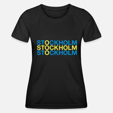 Stockholm STOCKHOLM - Funksjons-T-skjorte for kvinner