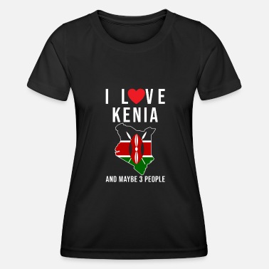 Kenia Kenia Ich liebe Kenia - Frauen Funktions-T-Shirt