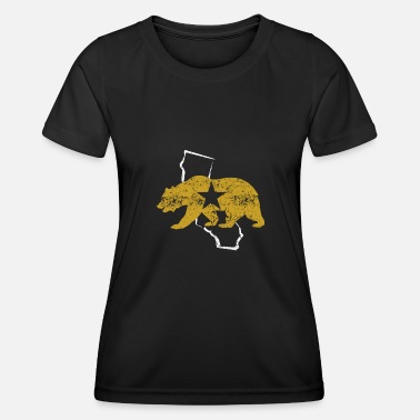 The Golden State California Golden State Bear - Women’s Functional T-Shirt