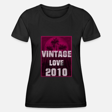 Data Prezent urodzinowy 2010 Drogi Vintage - Funkcjonalna koszulka damska
