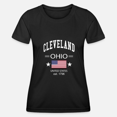 Cleveland Cleveland - Funksjons-T-skjorte for kvinner