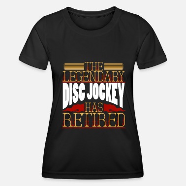 Disc DIsc Jockey - Funkcjonalna koszulka damska