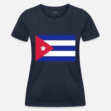 STUFF4 Hommes/Col Rond T-Shirt/Cuba/Cubain Drapeau Splat 