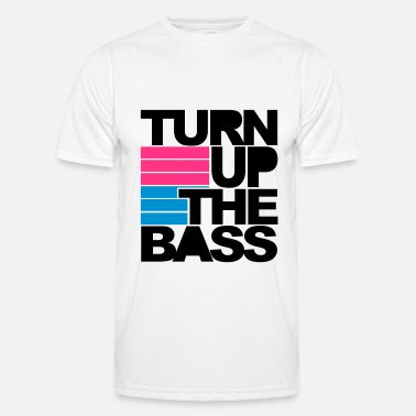 Trance Turn Up The Bass - Miesten tekninen t-paita