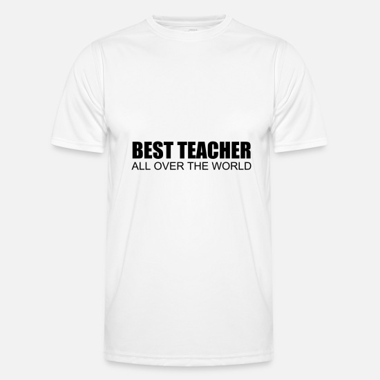 Mondes goodest teecher-enseignant Drôle Hommes T-Shirt
