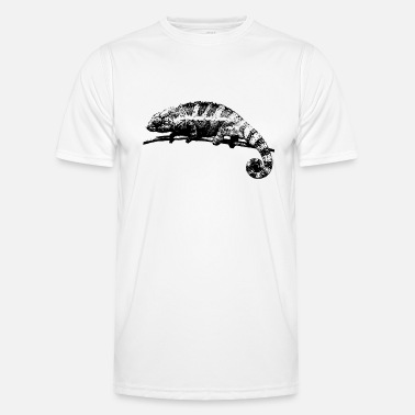 Reptile Caméléon Lézard Reptile Reptile Zoo - T-shirt sport Homme