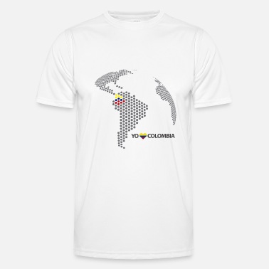 Mundo Mi mundo Colombia - Camiseta funcional para hombres