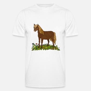Koń - Funkcjonalna koszulka męska