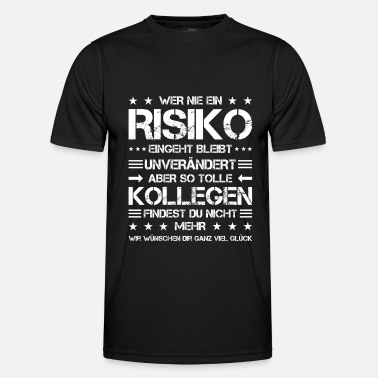 Abschiedsgeschenk Kollegen Jobwechsel Lustig Job - Männer Funktions-T-Shirt