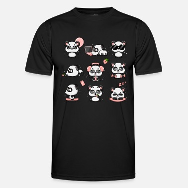 Kawaii Kawaii Panda - Miesten tekninen t-paita
