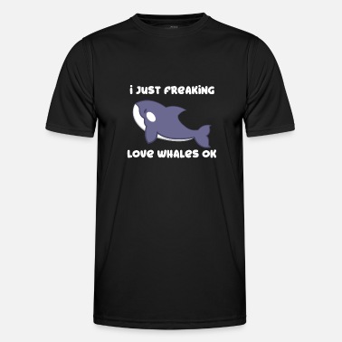 Baleine Motif baleine - baleine - t-shirt baleine - J&#39;aime les baleines - T-shirt sport Homme