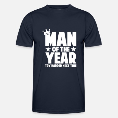 Hard man_of_the_year_01 - Funksjons-T-skjorte for menn