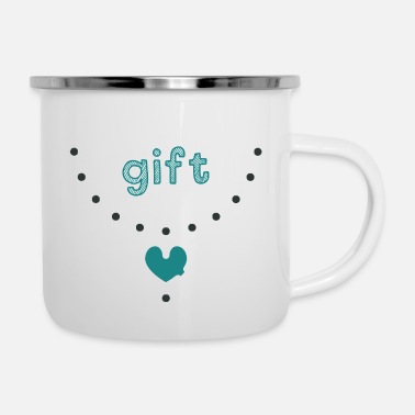 Gift Gift - Emaille-Tasse