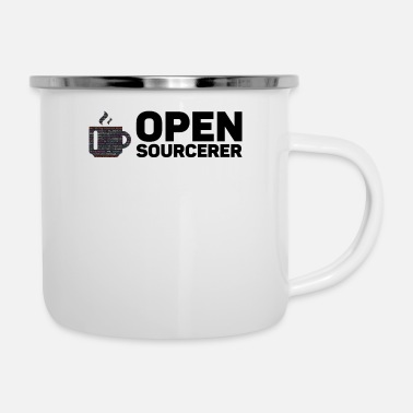 Open Sourcerer Open Sourcerer for Coder - Enamel Mug