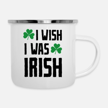 Luck I Wish I Was Irish - Enamel Mug