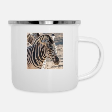 Zebra Zebras (Hippotigris) - Emaille-Tasse