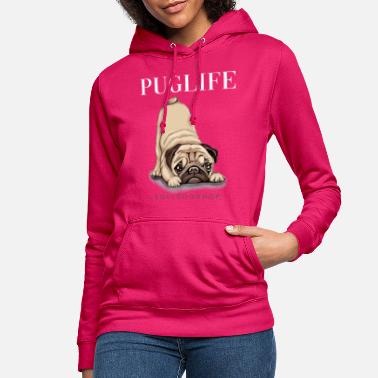Pugs Not Drugs Pulli Lustige Hipster Mops Fashion Promi Mädchen Damen-sweatshirt