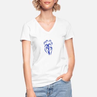 Enhet enhet - Klassisk T-skjorte med V-hals for kvinner