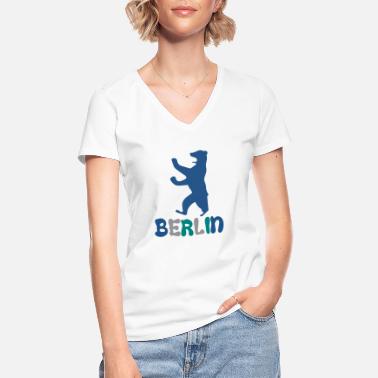 Ours De Berlin Ours de Berlin et de Berlin - T-shirt classique col V Femme