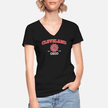 City Of Champions Cleveland Ohio Pride - Classic Women’s V-Neck T-Shirt