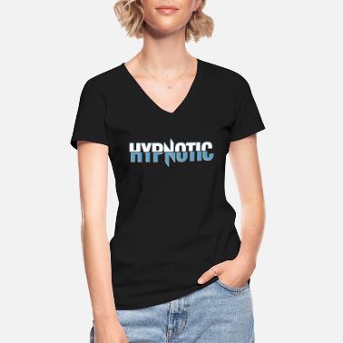 Hypnotiske hypnotisk søvn - Klassisk T-skjorte med V-hals for kvinner