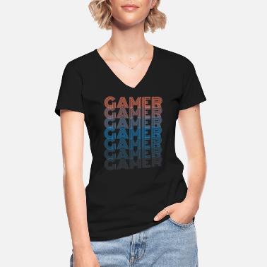 Pc Pc gaming master Gamer Retro Tastatür - Classic Women’s V-Neck T-Shirt