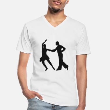 Salsa Danseur de tango danse danse salsa danse couple - T-shirt col V Homme