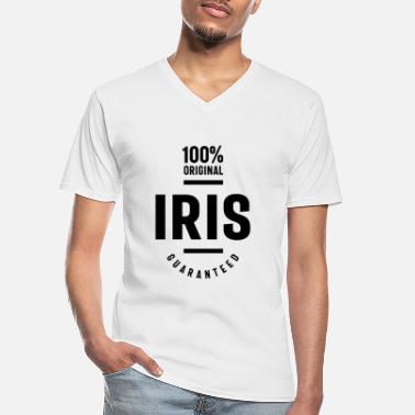 Iris Iris personlig navn Bursdagsgave - Klassisk T-skjorte med V-hals for menn