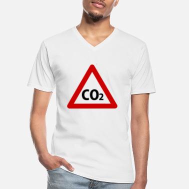 Co2 co2 - Männer-T-Shirt mit V-Ausschnitt