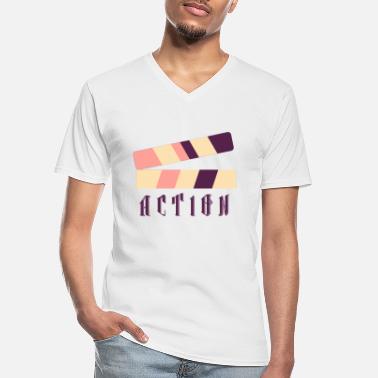 Action Action - Men&#39;s V-Neck T-Shirt