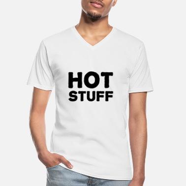 Stuff Hot Stuff - Cool Stuff - Awesome Stuff - Men&#39;s V-Neck T-Shirt