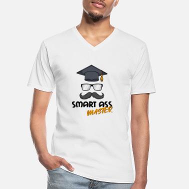 Eksamen Master Diploma School avgang eksamen - Klassisk T-skjorte med V-hals for menn