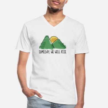 Gebirge Gebirge - Männer-T-Shirt mit V-Ausschnitt
