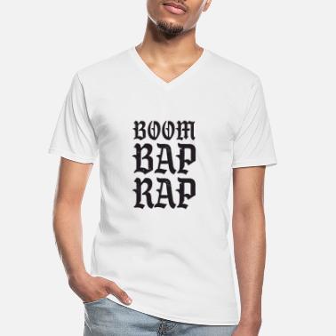 Boom Bap Fsucks v-Neck shirt white