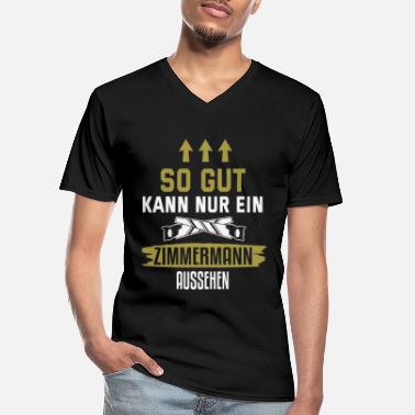 Zimmerei Zimmerer Zimmermann Zimmerei Schreiner Handwerker - Männer-T-Shirt mit V-Ausschnitt