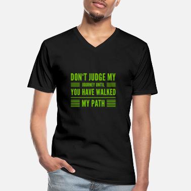 Vorurteil du und deine Vorurteile - Männer-T-Shirt mit V-Ausschnitt