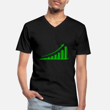 Wachstum Wachstum - Männer-T-Shirt mit V-Ausschnitt