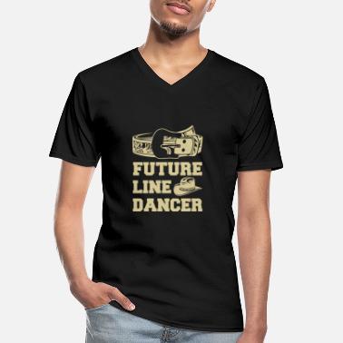 Stunde Future Line Dancer Angebot für Ihr Future Line - Männer-T-Shirt mit V-Ausschnitt