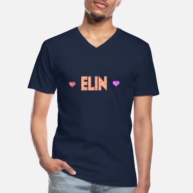 Eline Elin - Männer-T-Shirt mit V-Ausschnitt